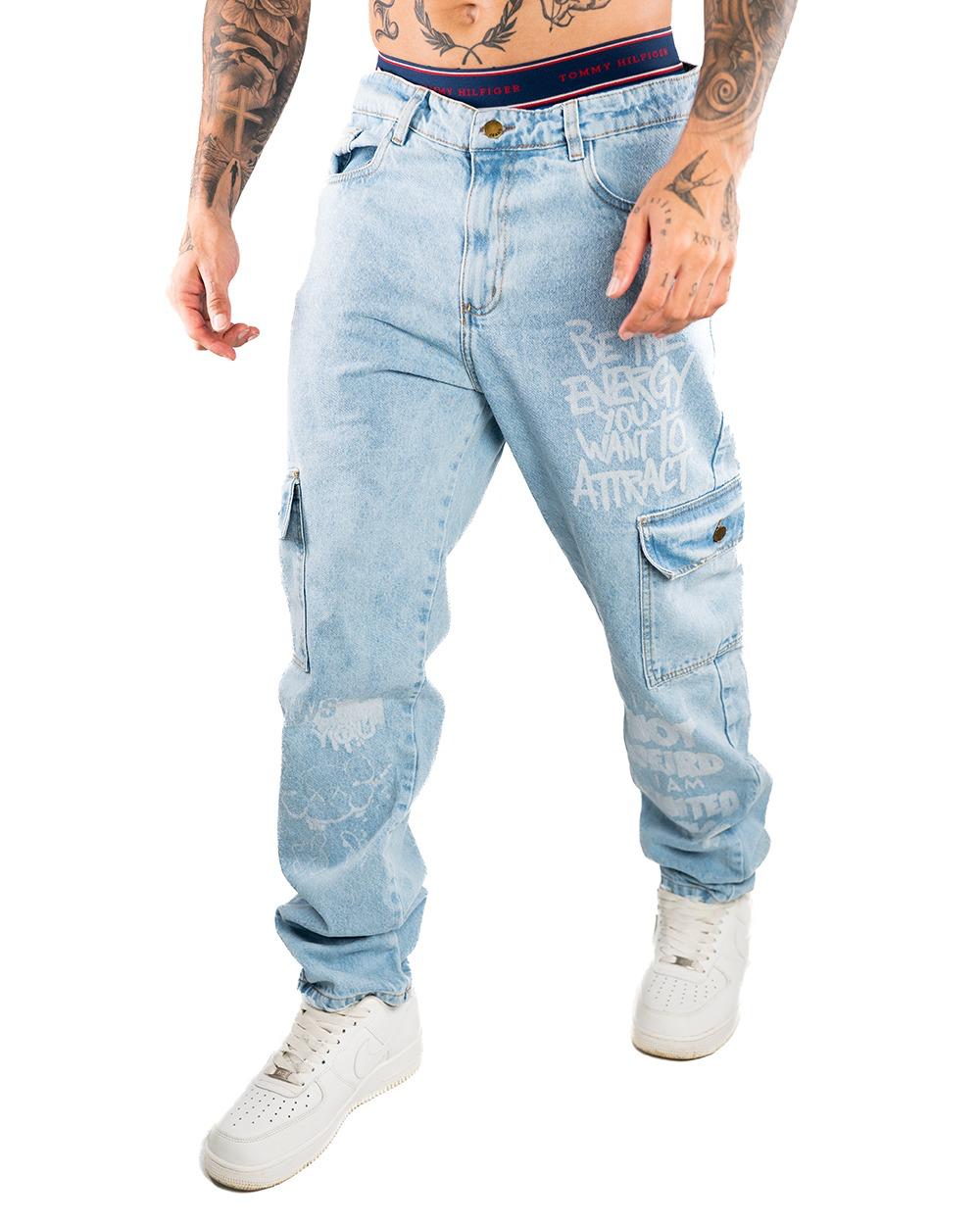 Jean Regular  Azul Kaws You