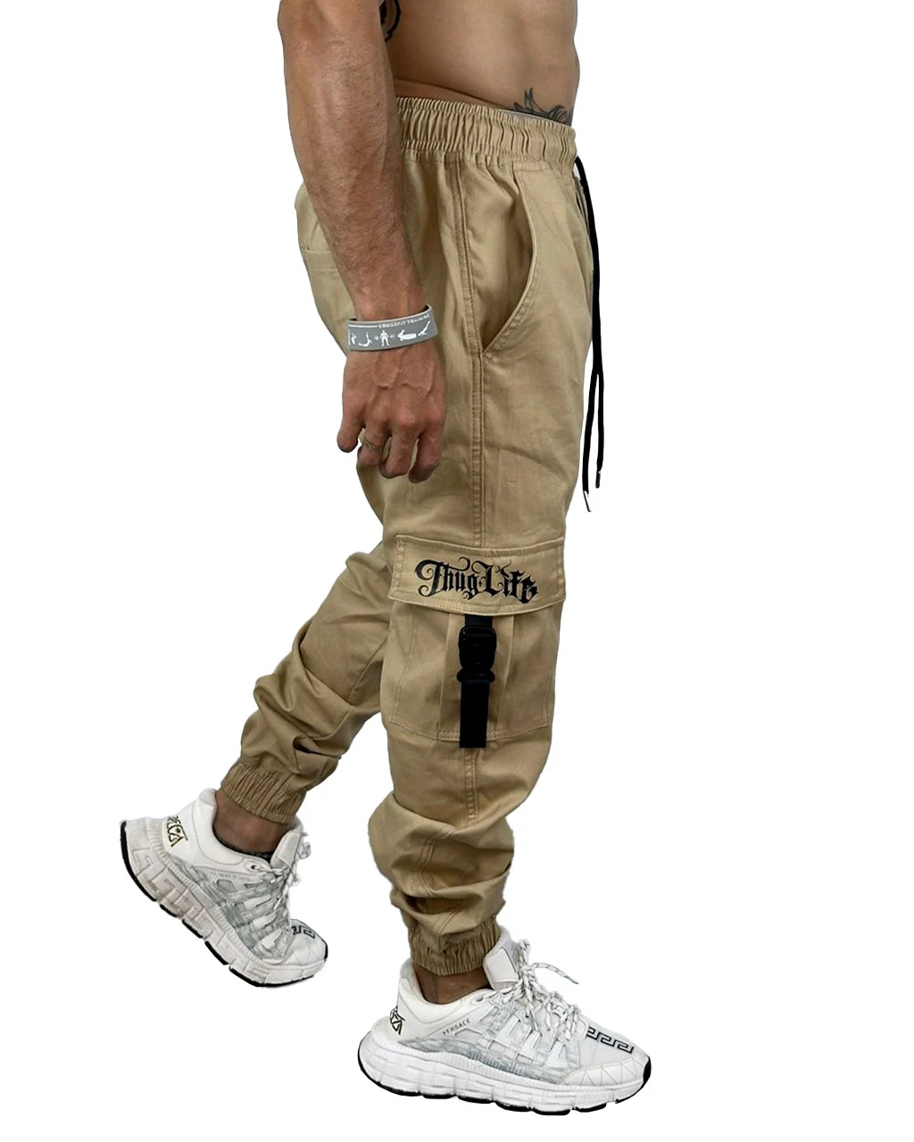 Jogger Beige Cinta Falla Y  Estampado - Image 2
