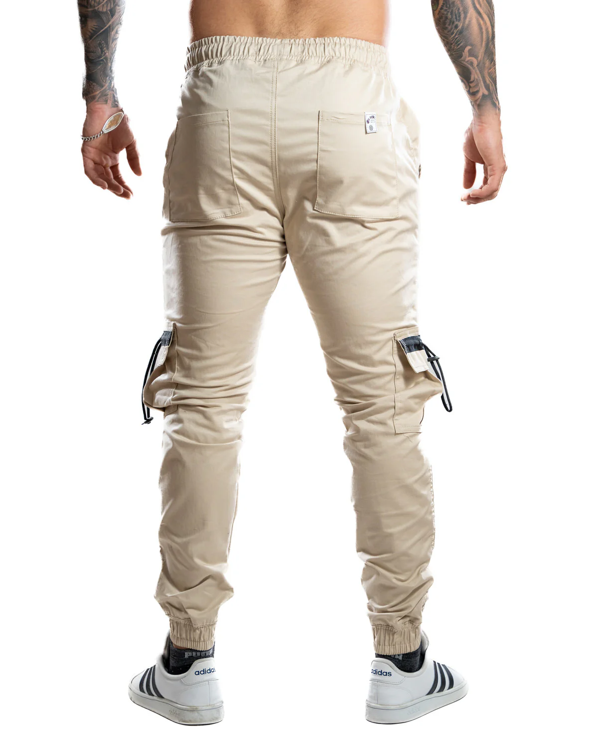 Jogger beige con Malla - Image 4
