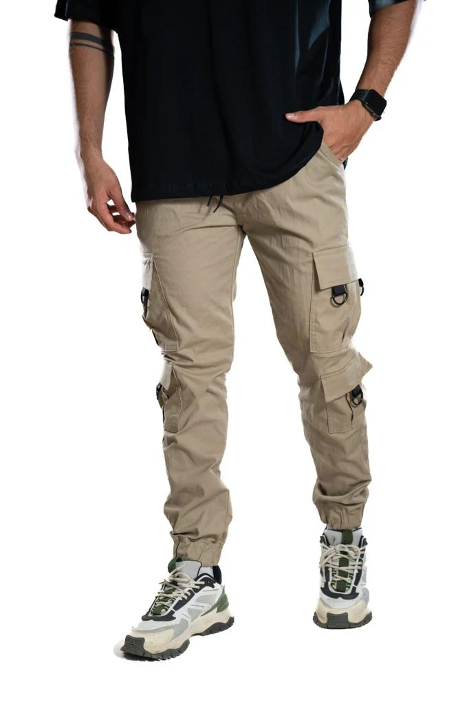 Jogger Beige Doble Bolsillo - Image 2