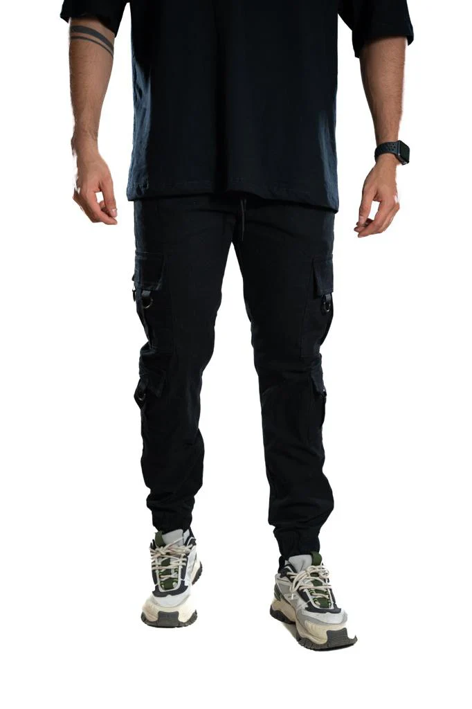 Jogger Negro Doble Bolsillo - Image 2