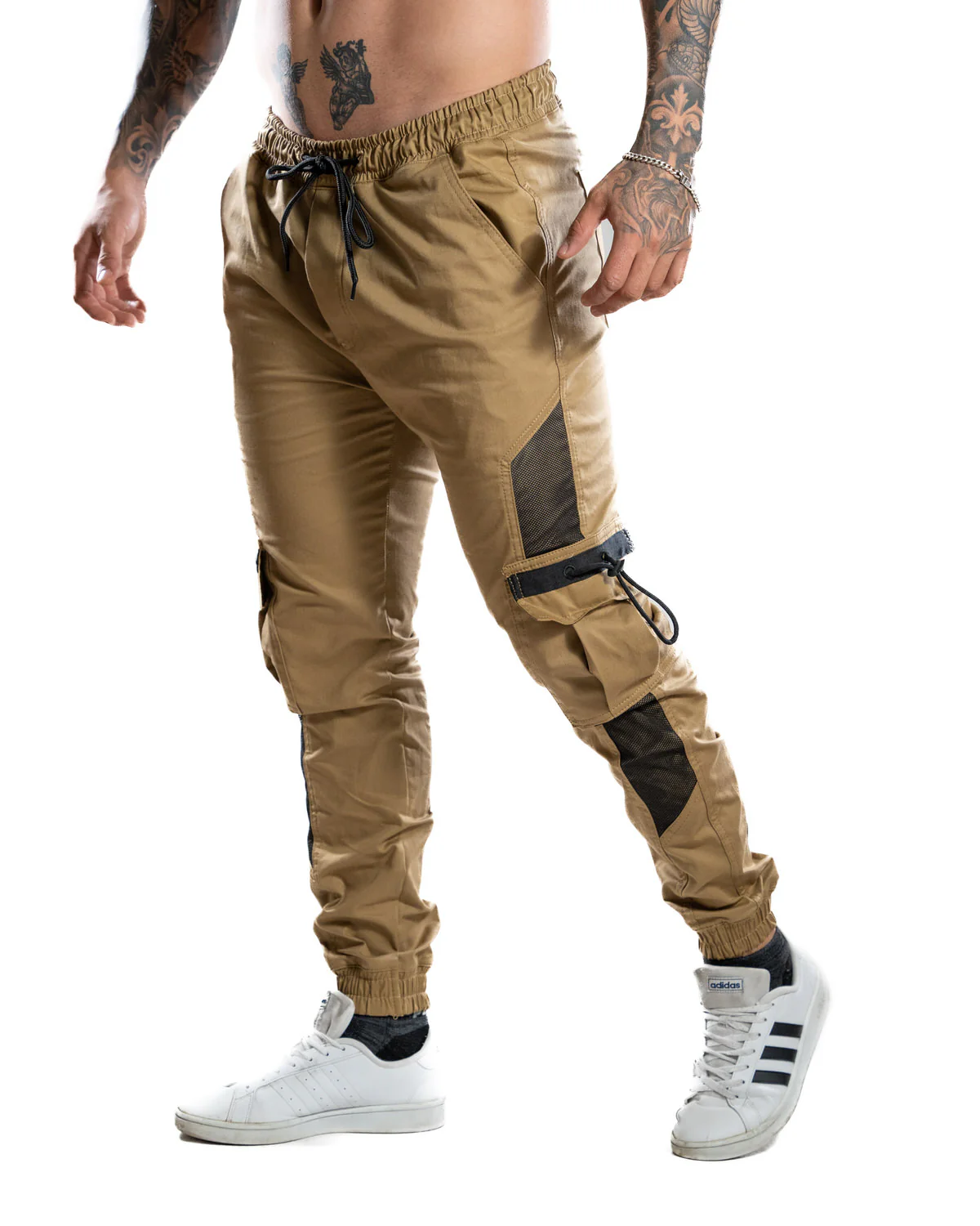 Jogger cafe con Malla