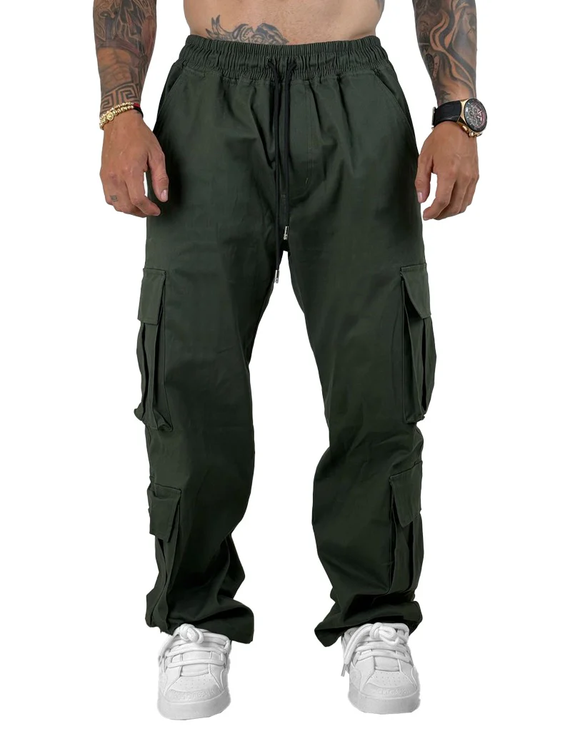 Jogger Baggy Verde Militar - Image 2