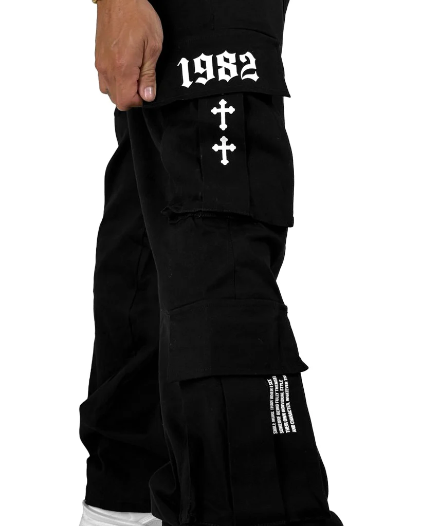 Jogger Baggy Negro Good Luck 1982 - Image 3