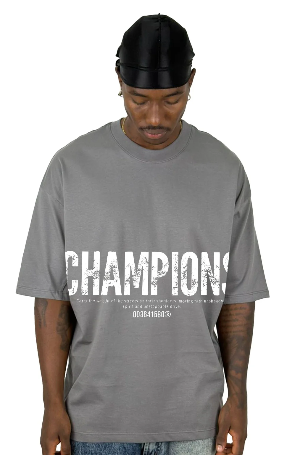 Oversize gris champions - Image 2