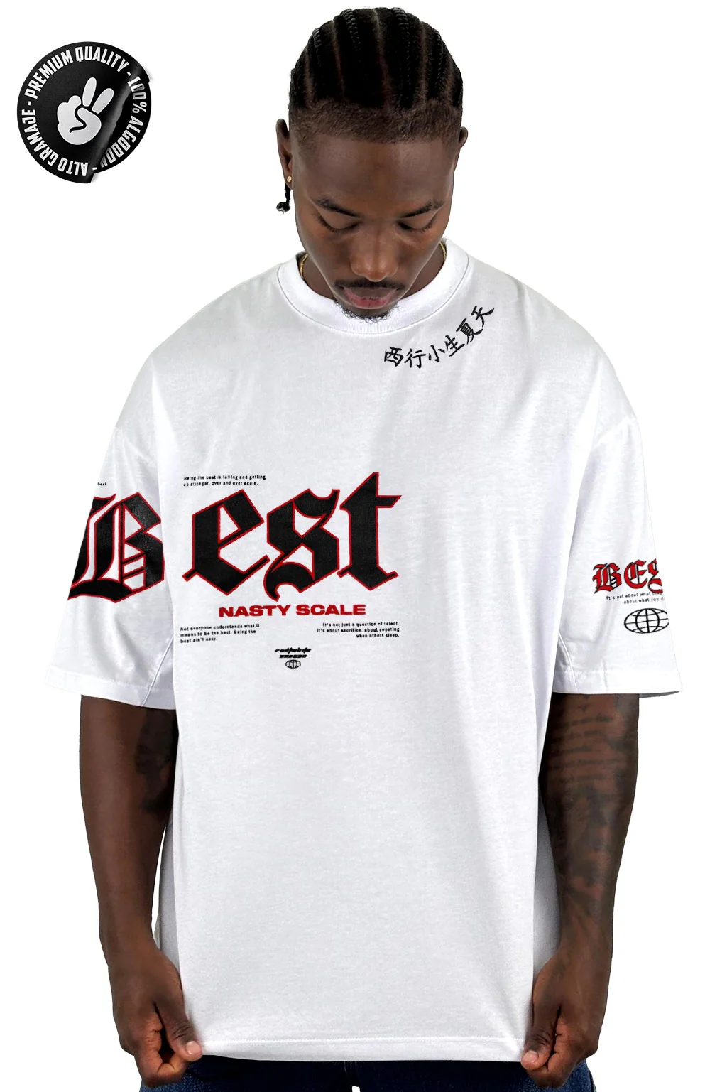Oversize alto gramaje blanca best