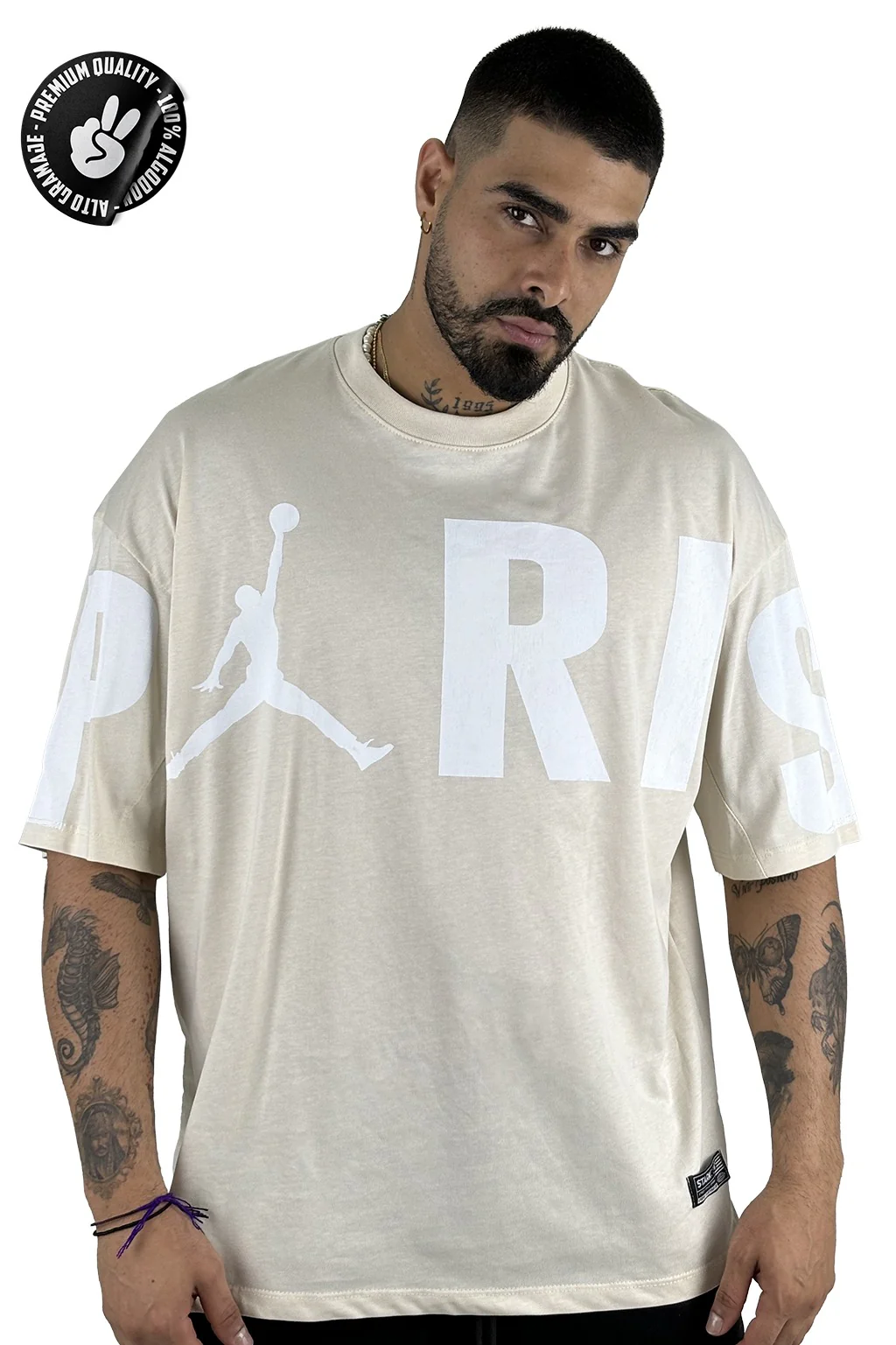 Oversize alto gramaje paris beige