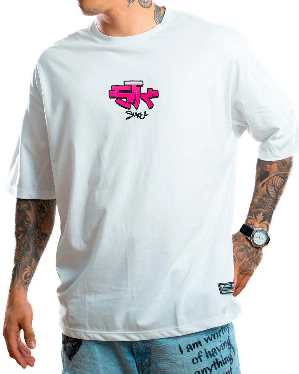 Oversize blanco conejo corona