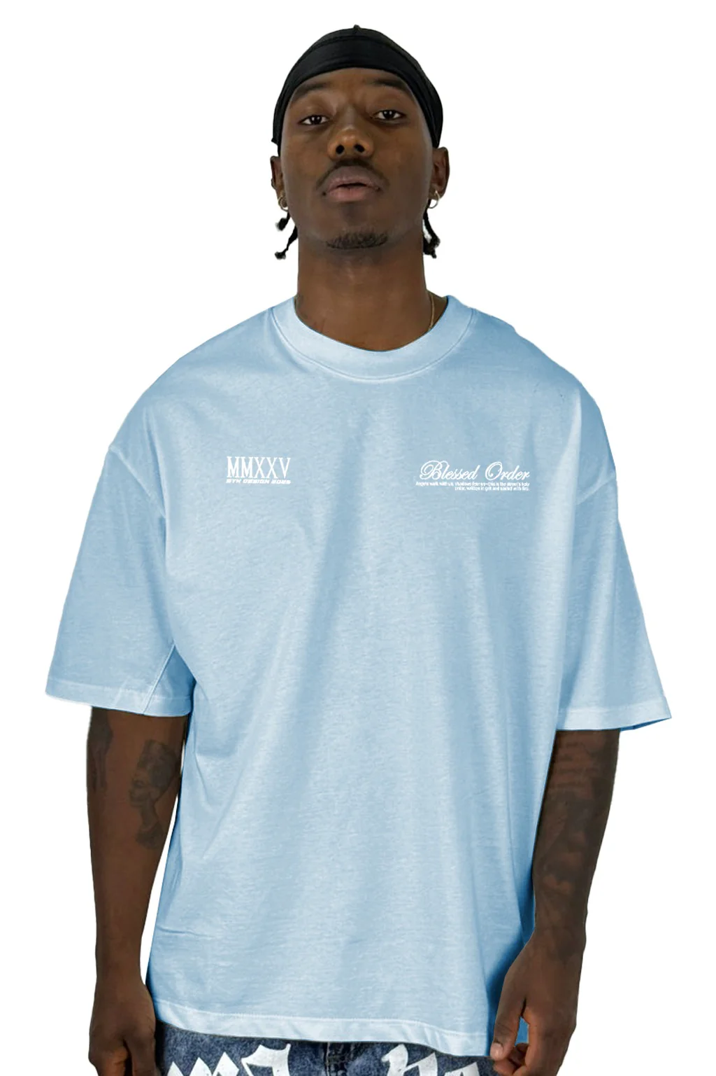 Oversize Azul Blessed Order Alto Gramaje - Image 2