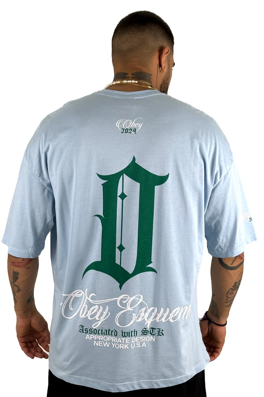 Oversize Azul Cielo Obey - Image 2