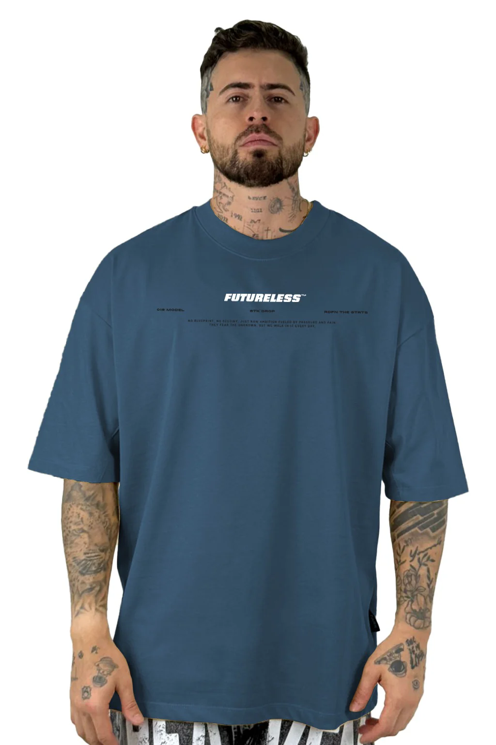 Oversize azul futureless alto gramaje - Image 2