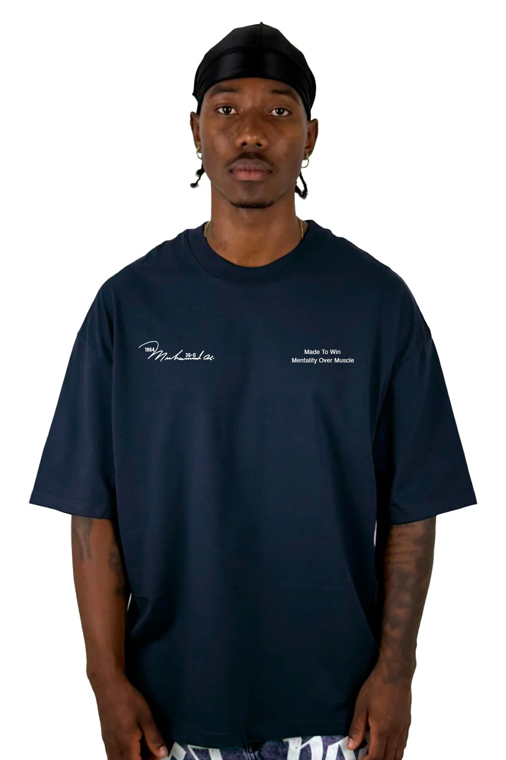 Oversize Azul Oscuro Unbeatable Alto Gramaje - Image 2