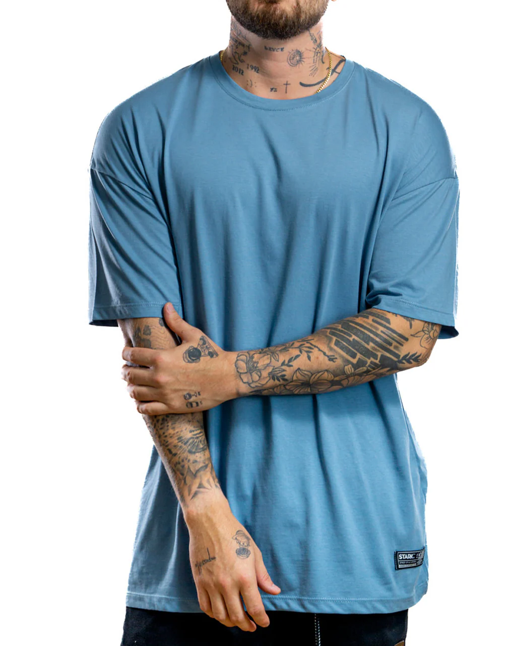 Oversize Básica Azul Claro