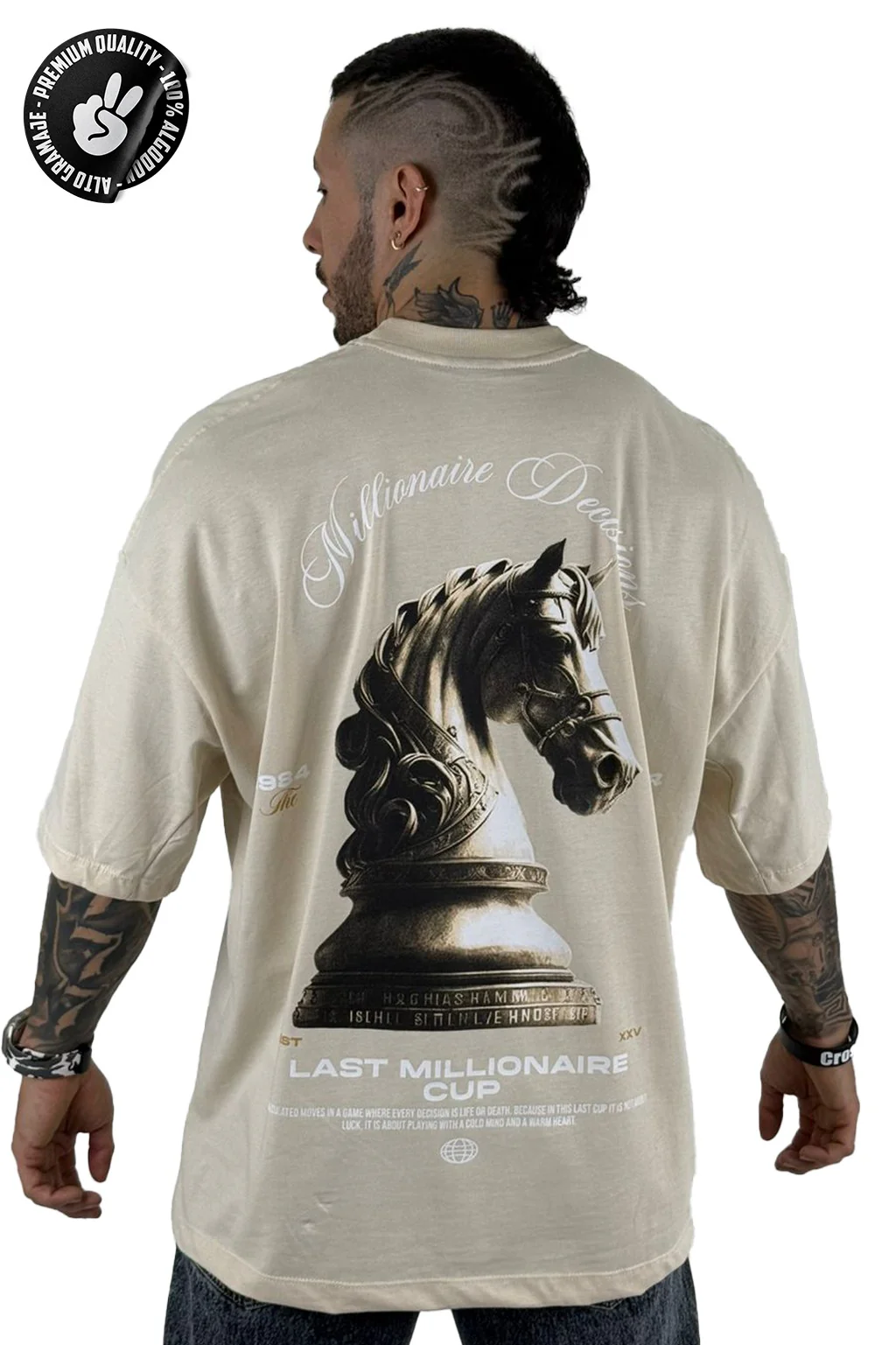 Oversize Beige Alto millionaire Gramaje