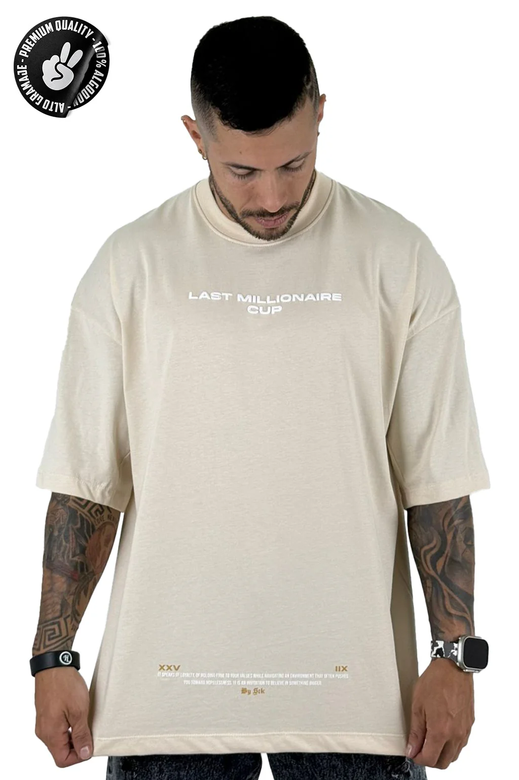 Oversize Beige Alto millionaire Gramaje - Image 2