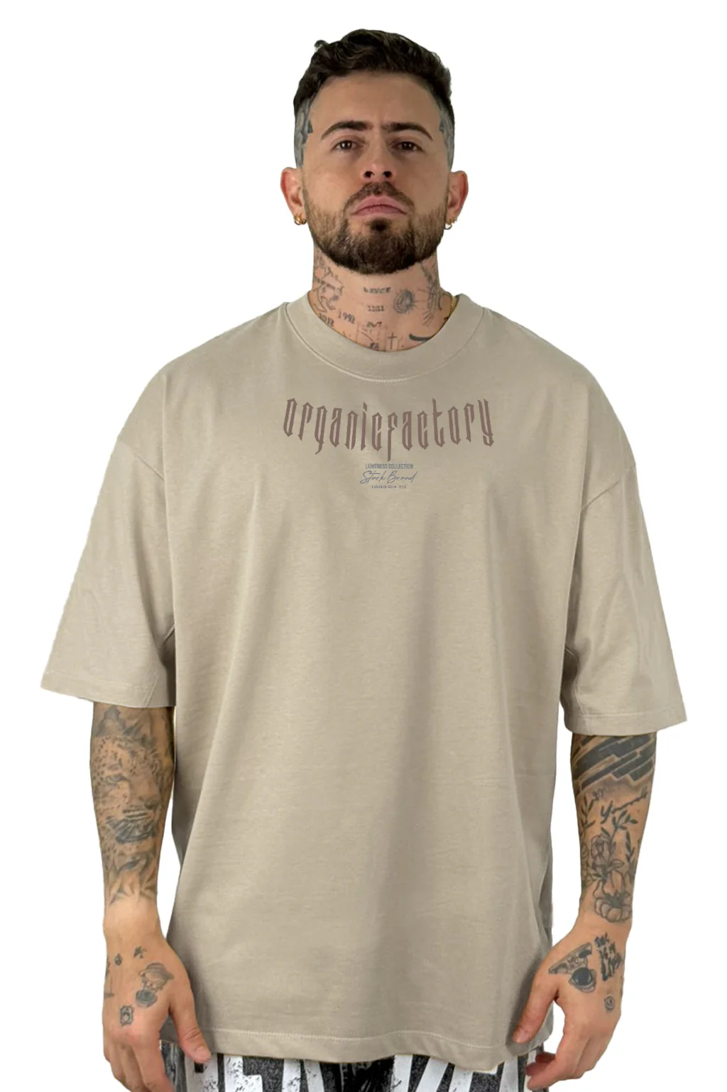 Oversize Beige Organic Factory Alto Gramaje - Image 2