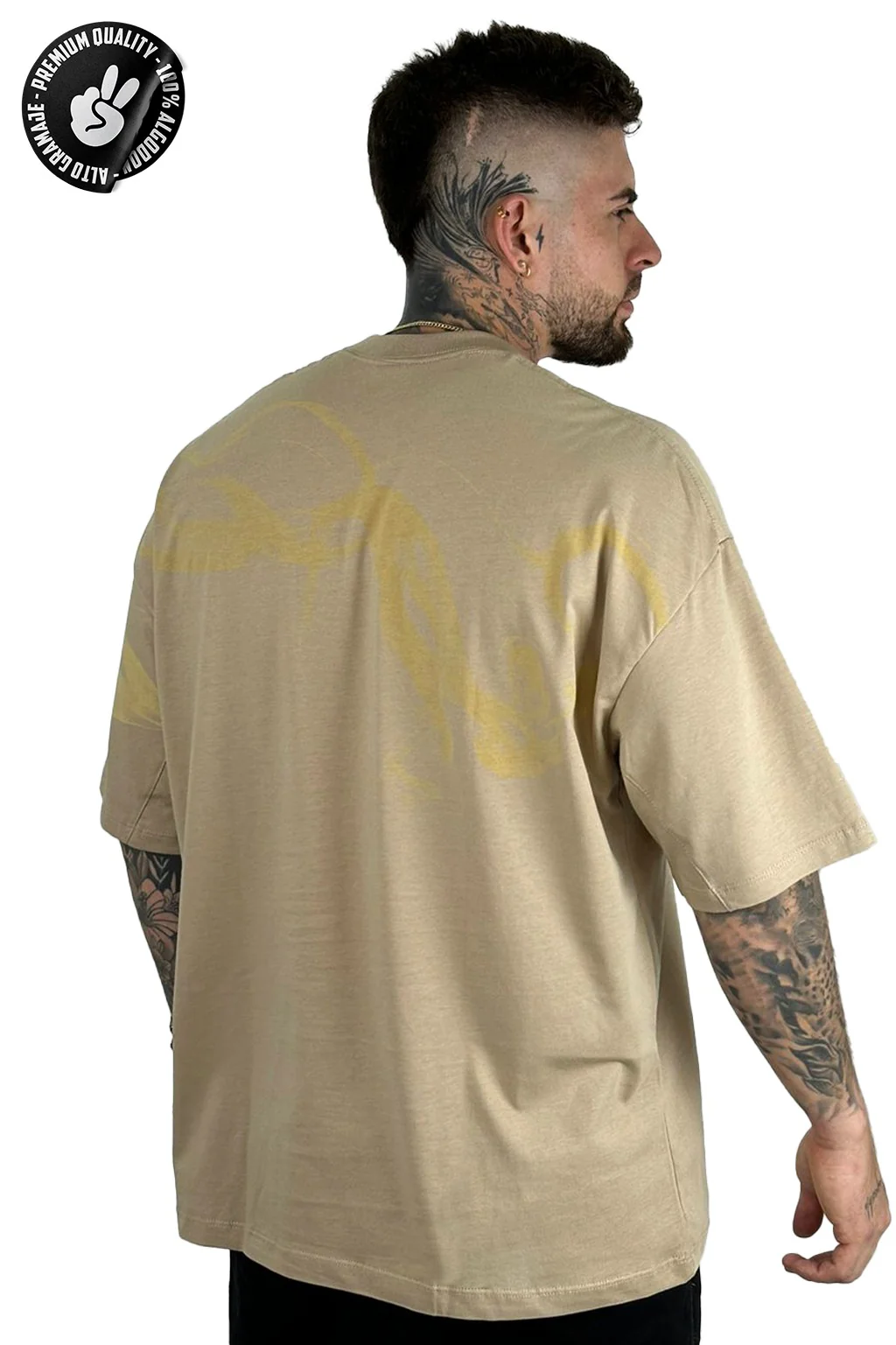 Oversize Beige Powerful Alto Gramaje - Image 2