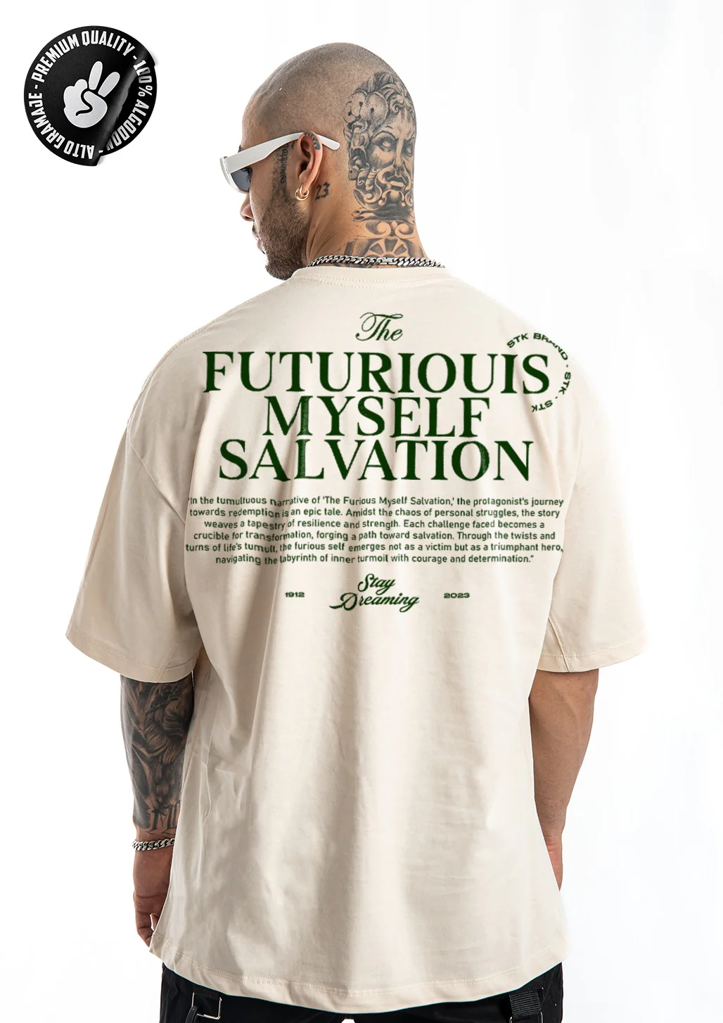 Oversize Beige Stay Dreaming Alto Gramaje - Image 2