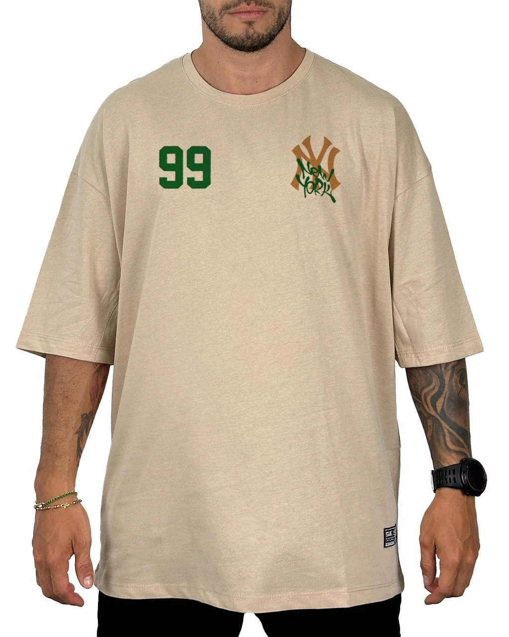 Oversize beige yankee 99 neon - Image 2