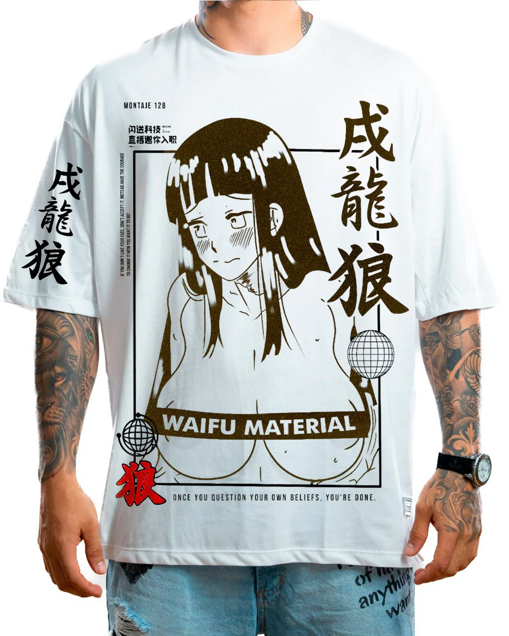 Oversize blanca anime x waifu