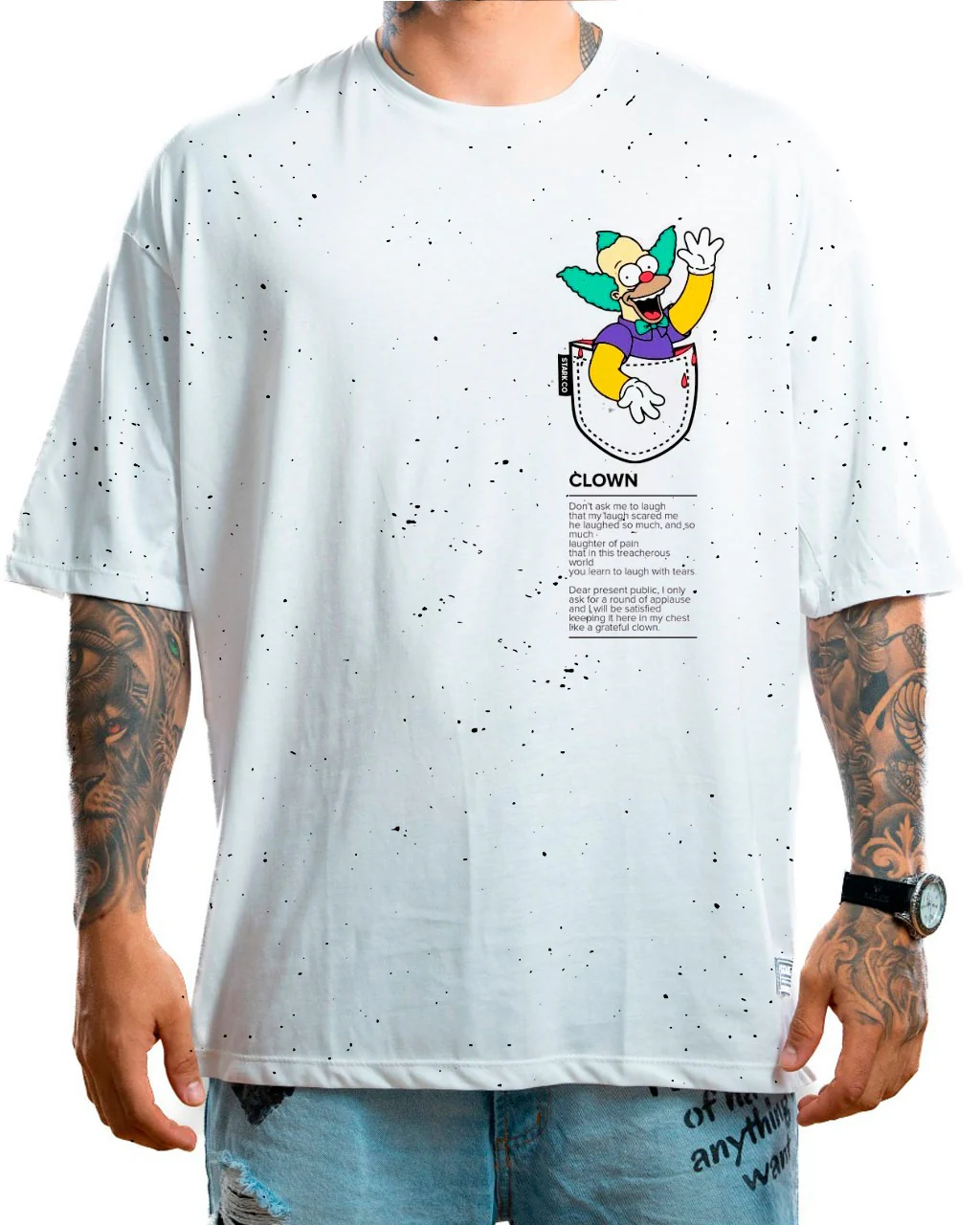 Oversize blanca clown