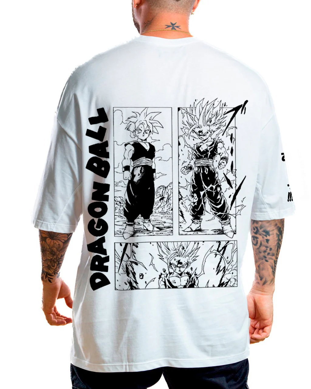 Oversize Blanca Comic Dragon Ball