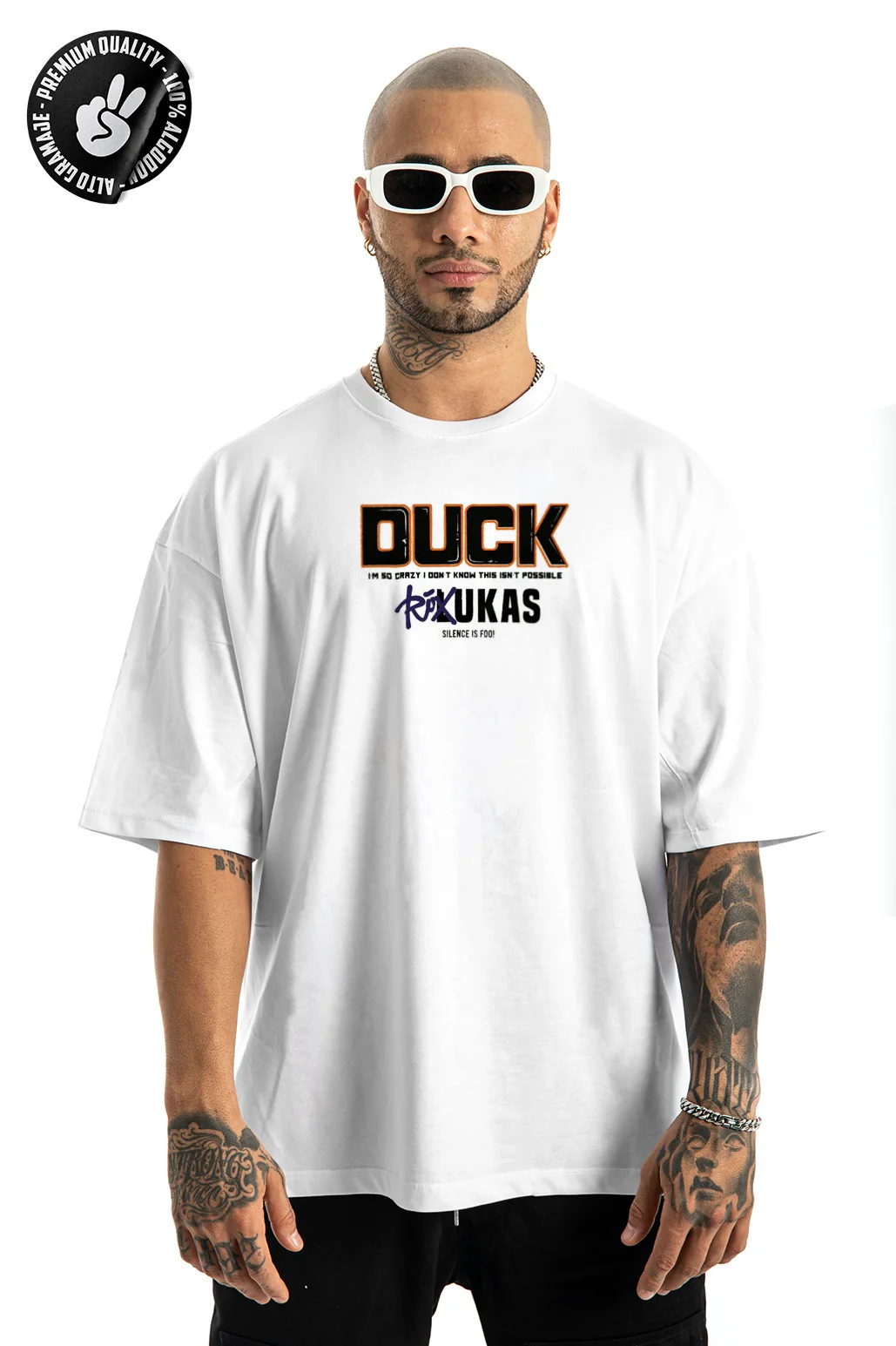 Oversize Blanca Duck Alto Gramaje - Image 2