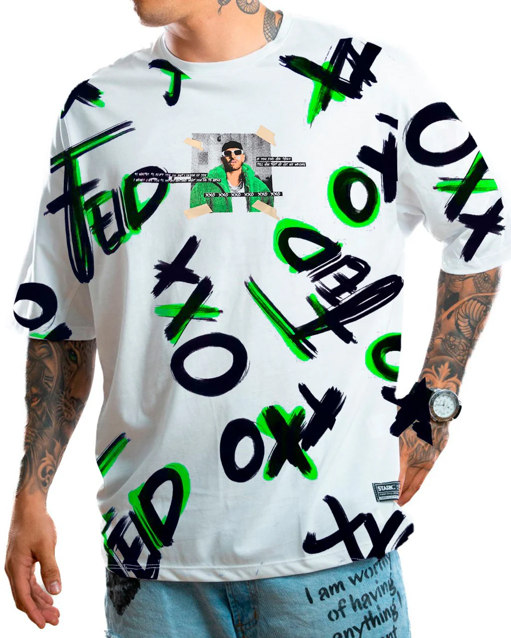 Oversize blanca feid xo