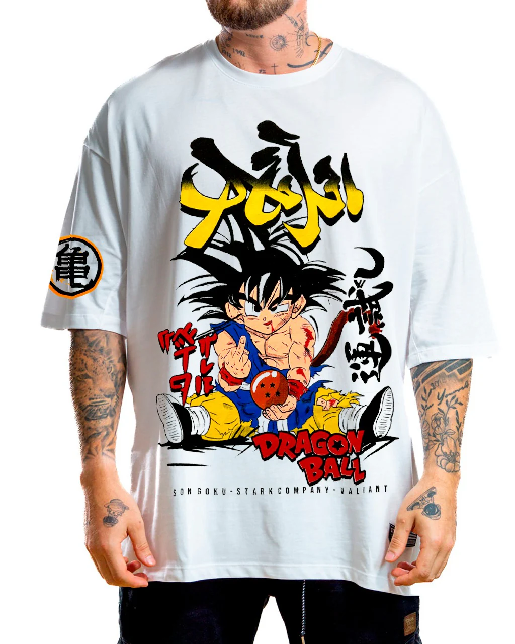 Oversize blanca Goku four star