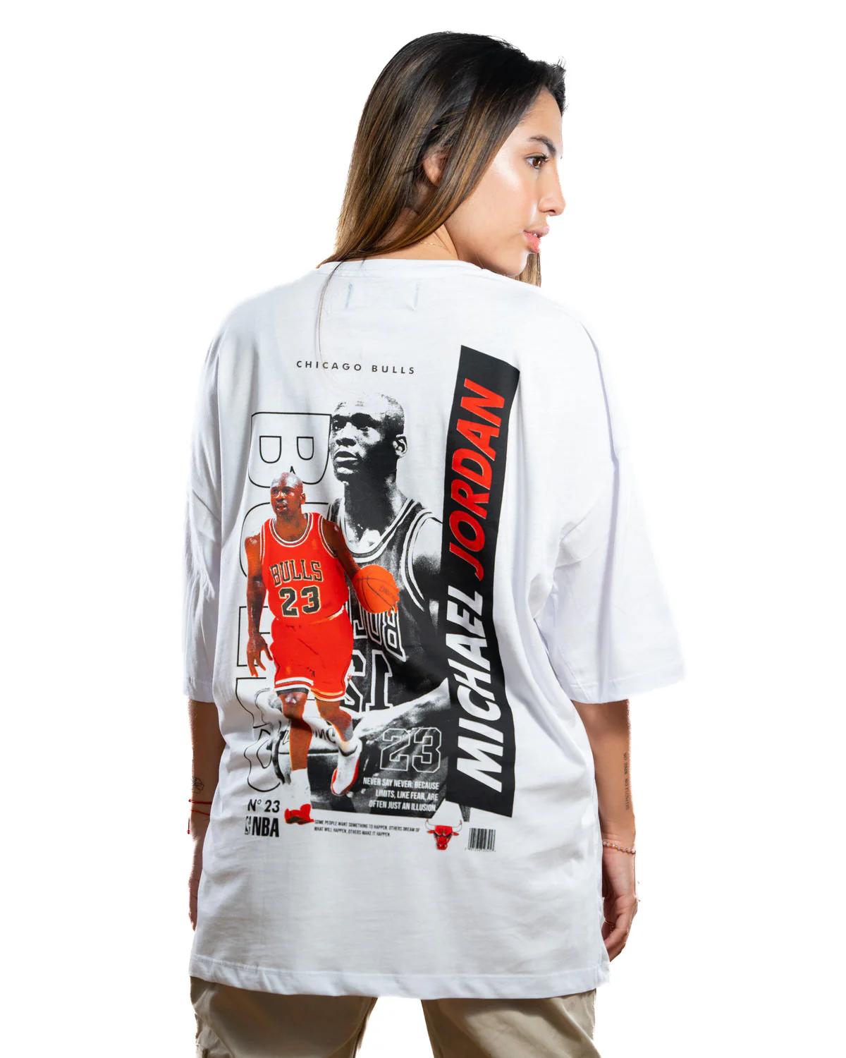 Oversize blanca Jrdan retro - Image 3