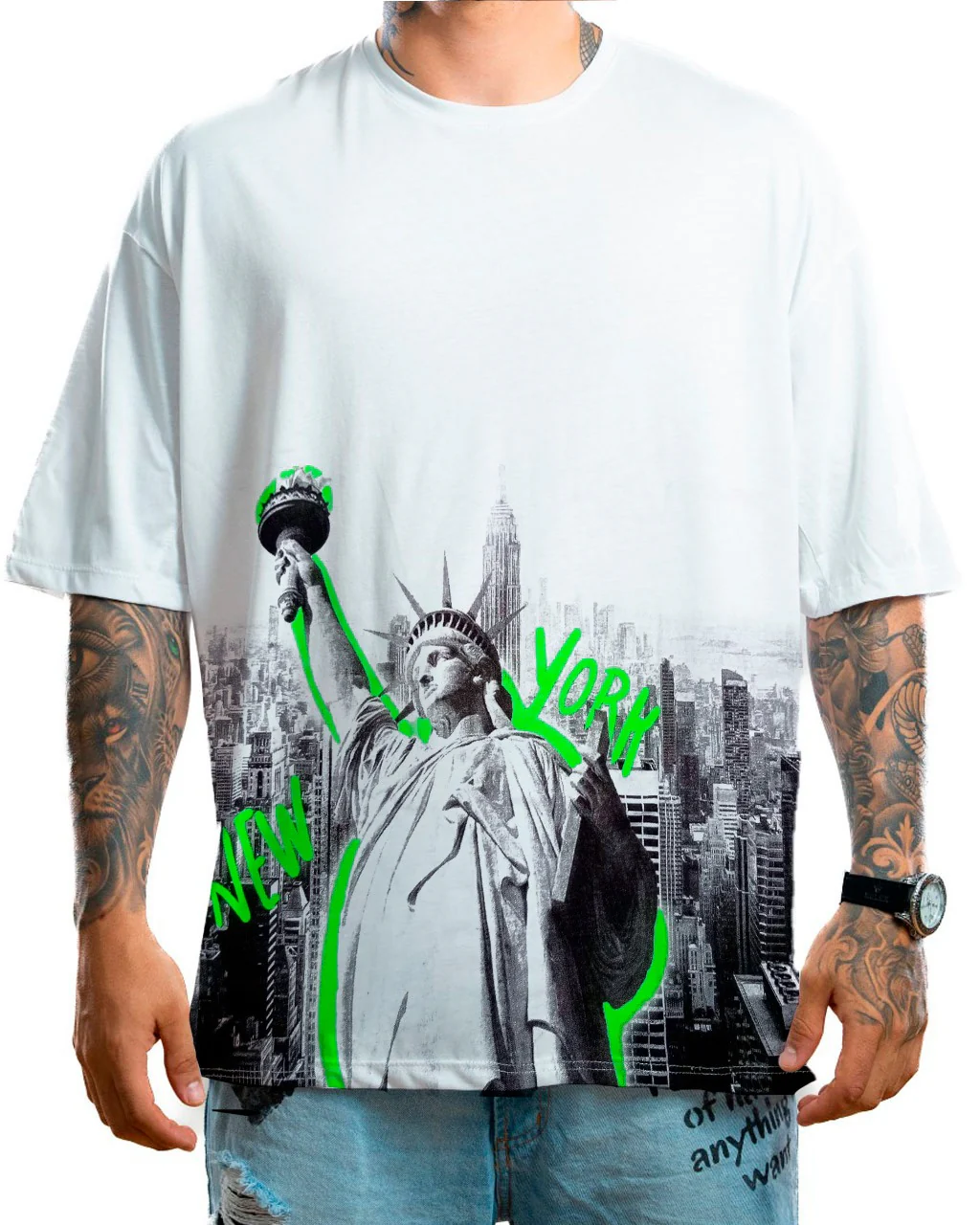 Oversize blanca Liberty