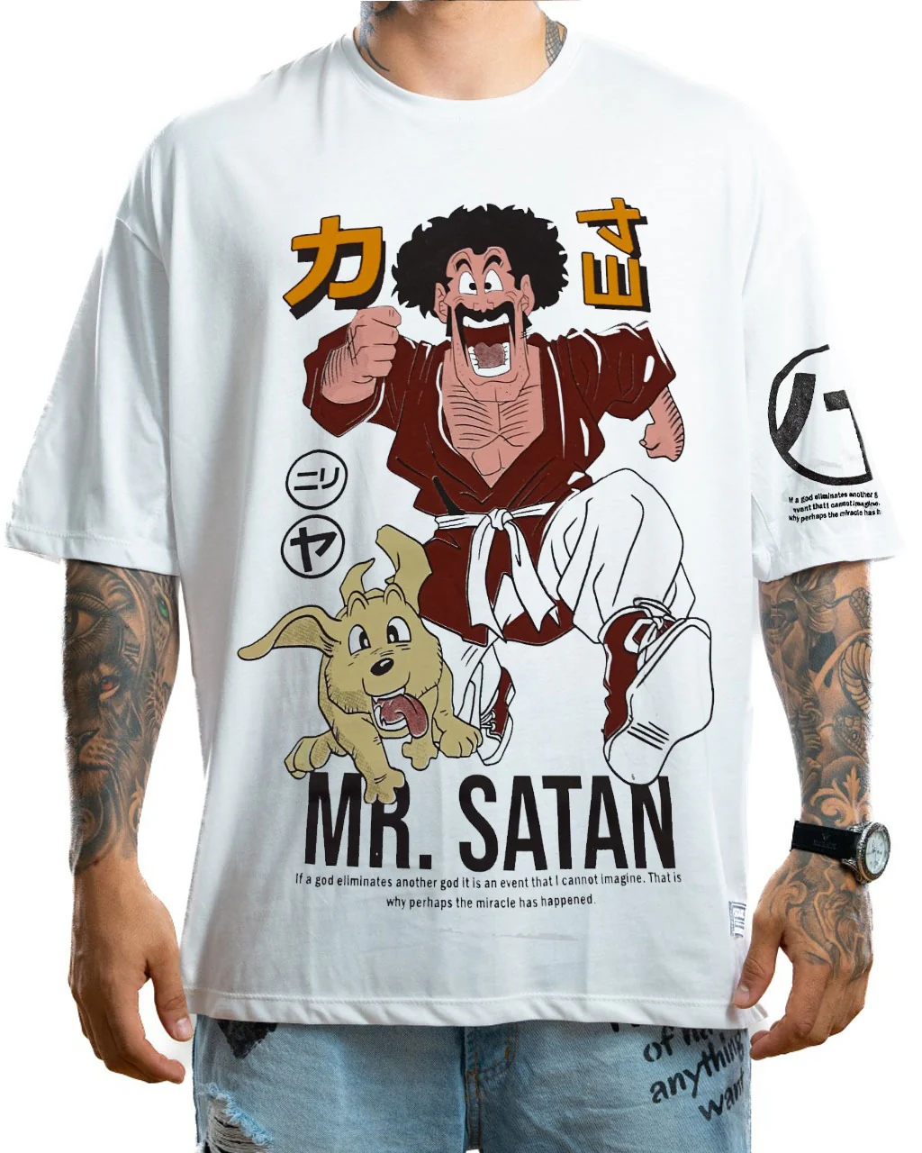 Oversize blanca mr satan