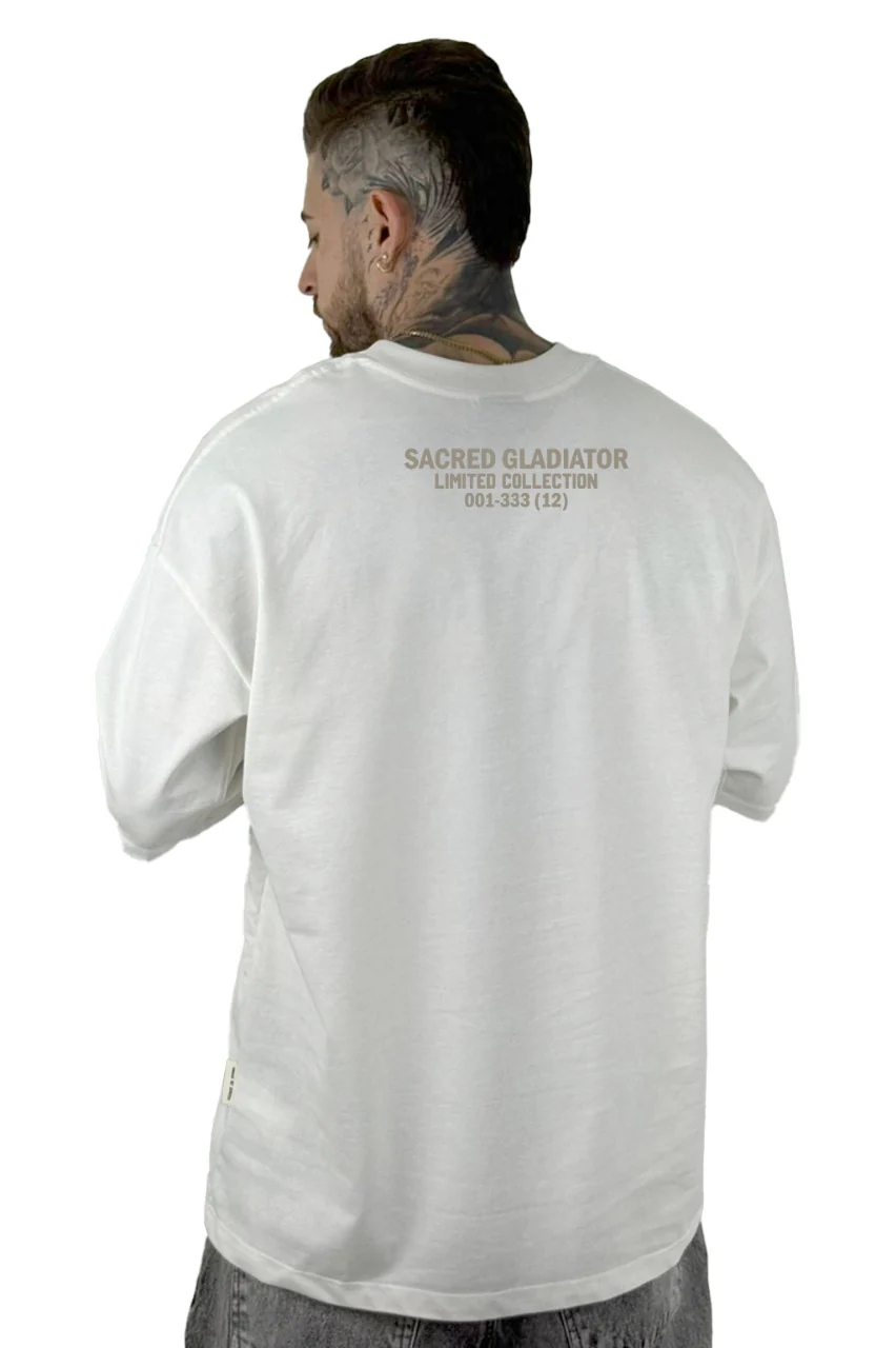 Oversize Blanca Sacred Gladiator Alto Gramaje - Image 2
