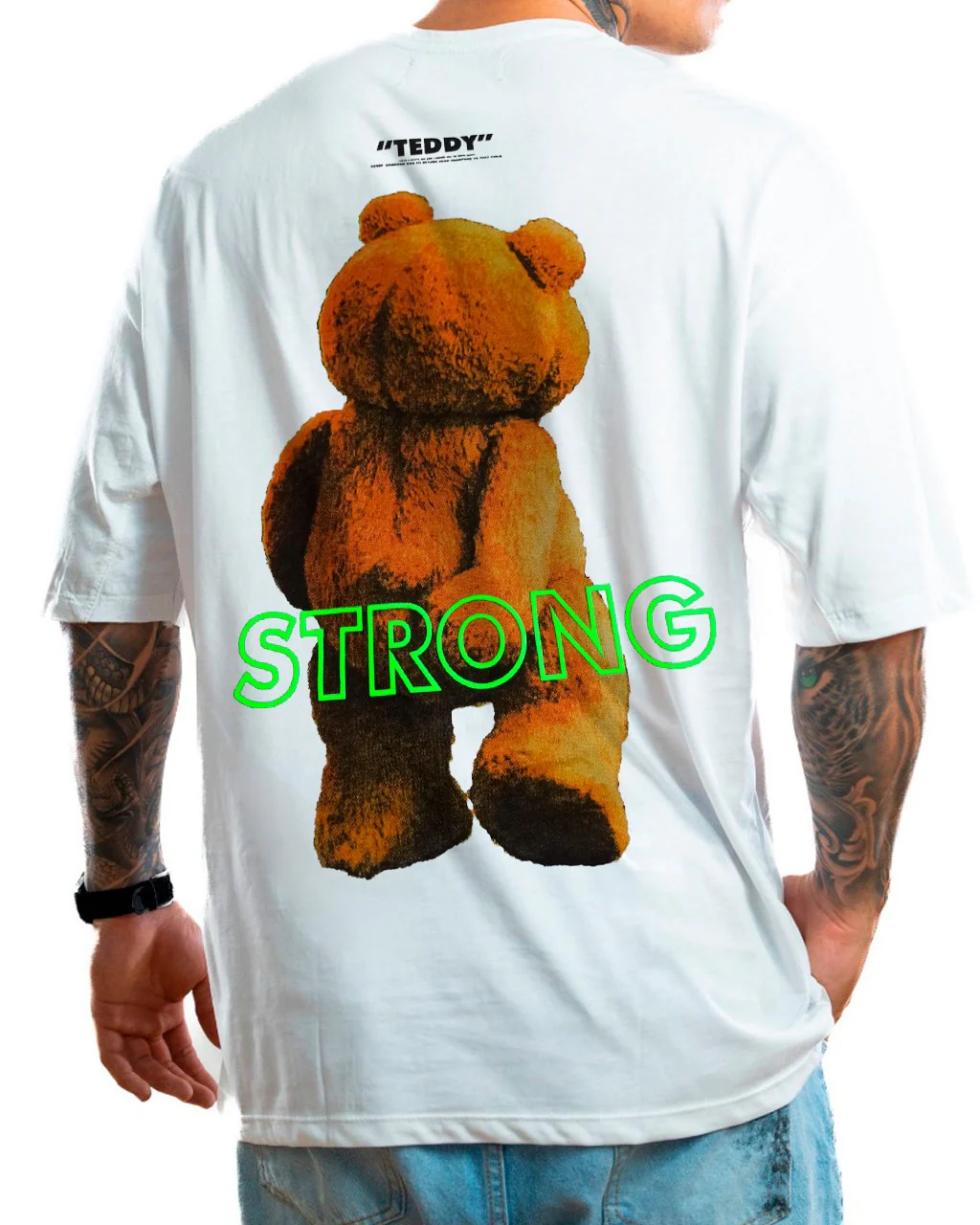 Oversize blanca teddy