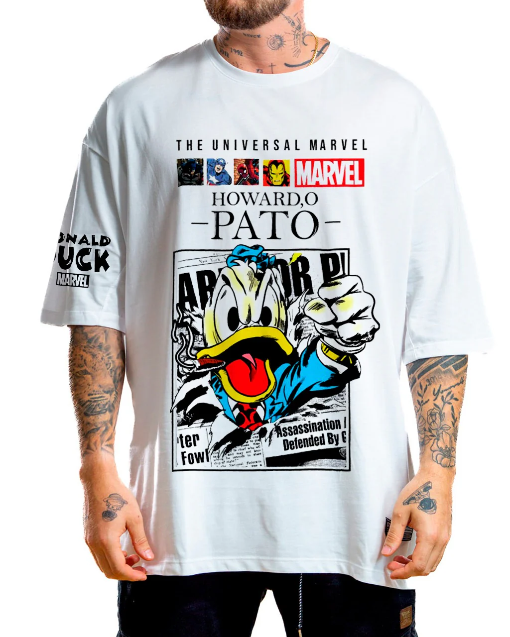 Oversize  blanco Howard,o Duck