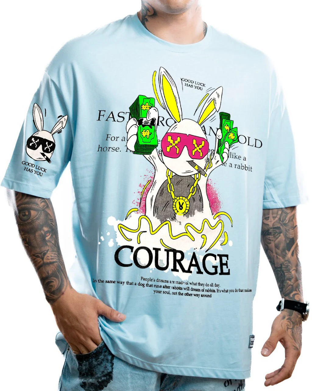 Oversize cielo couraje gangster