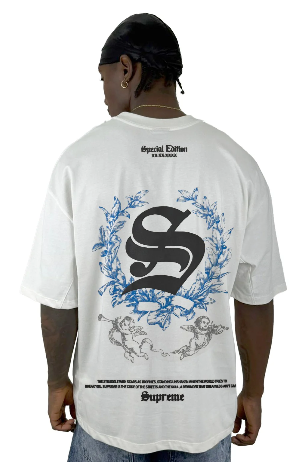 Oversize crudo Supreme alto gramaje