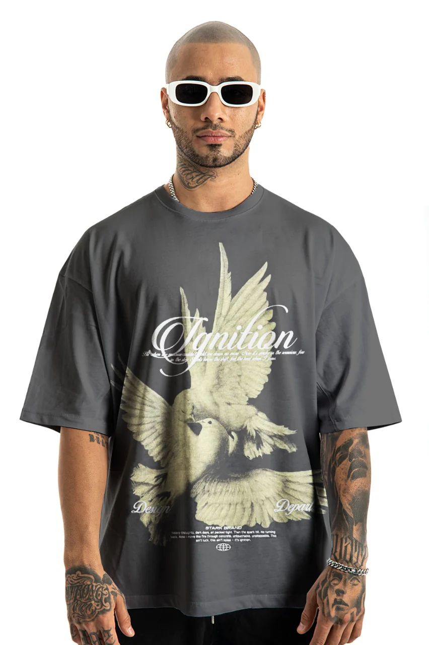 Oversize Gris Ignition Alto Gramaje