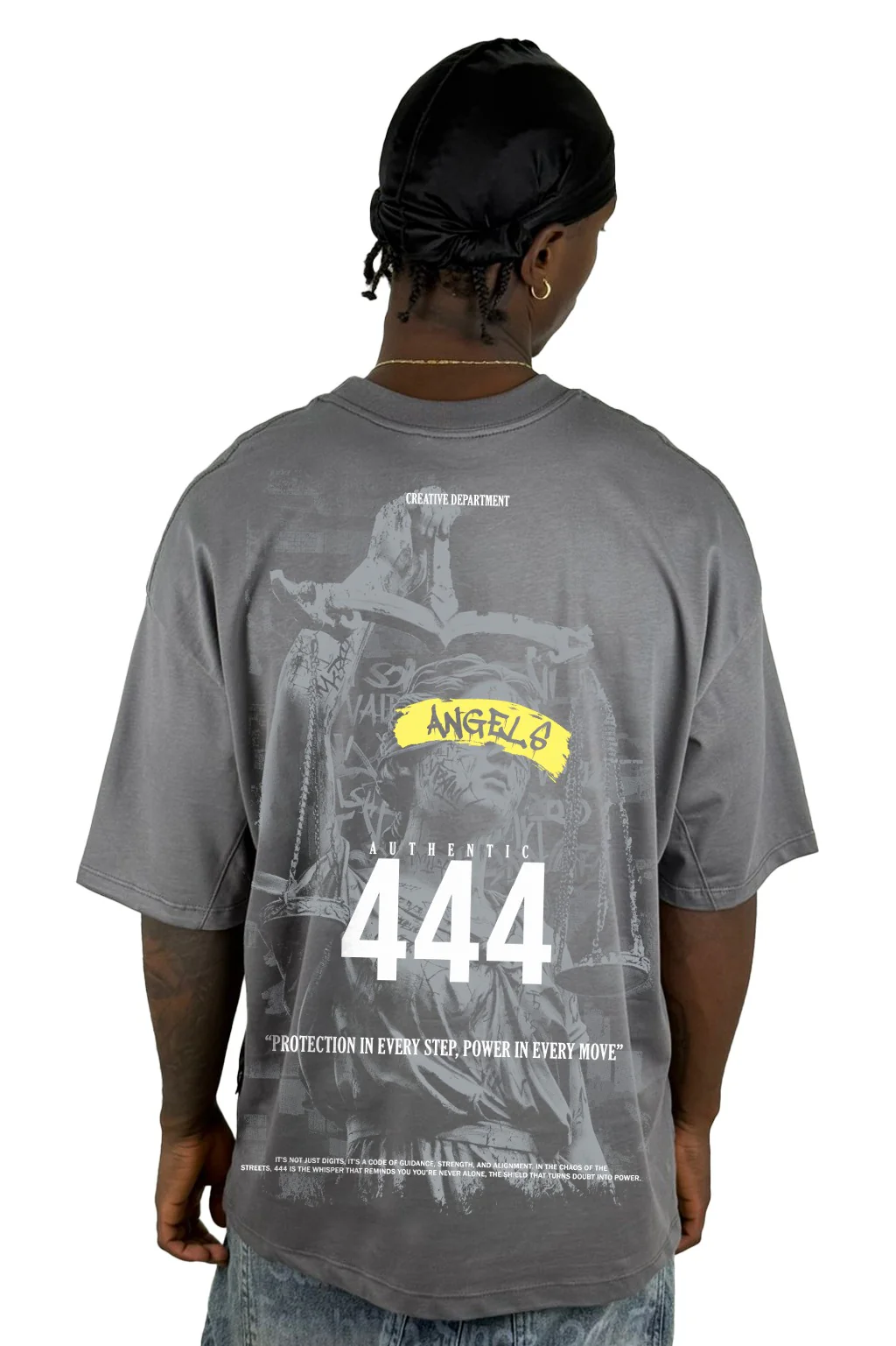 Oversize Gris Angels 444 Alto Gramaje