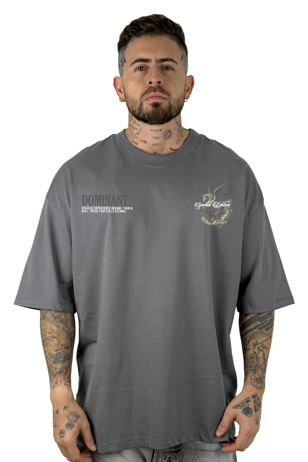 Oversize Gris Dominat Alto Gramaje - Image 2
