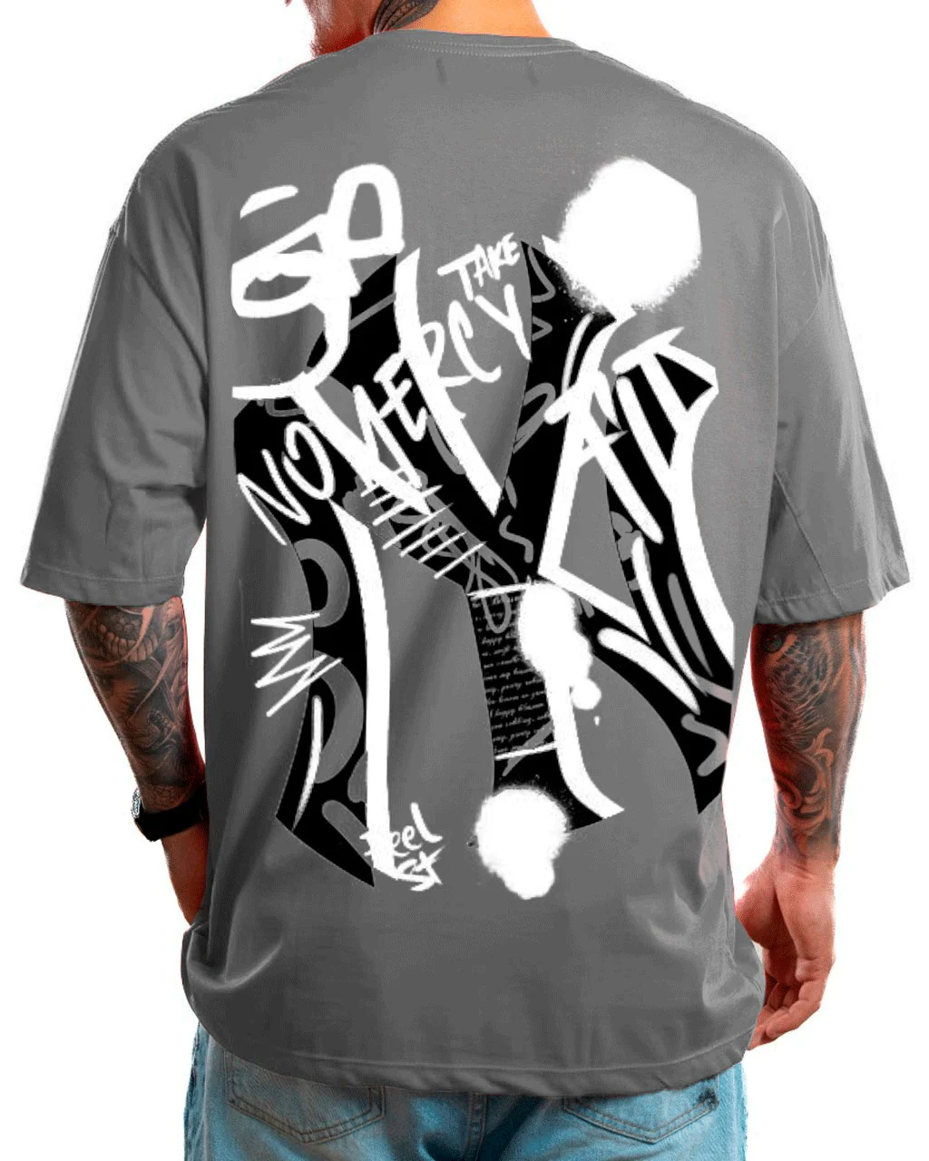 Oversize gris NY no mercy