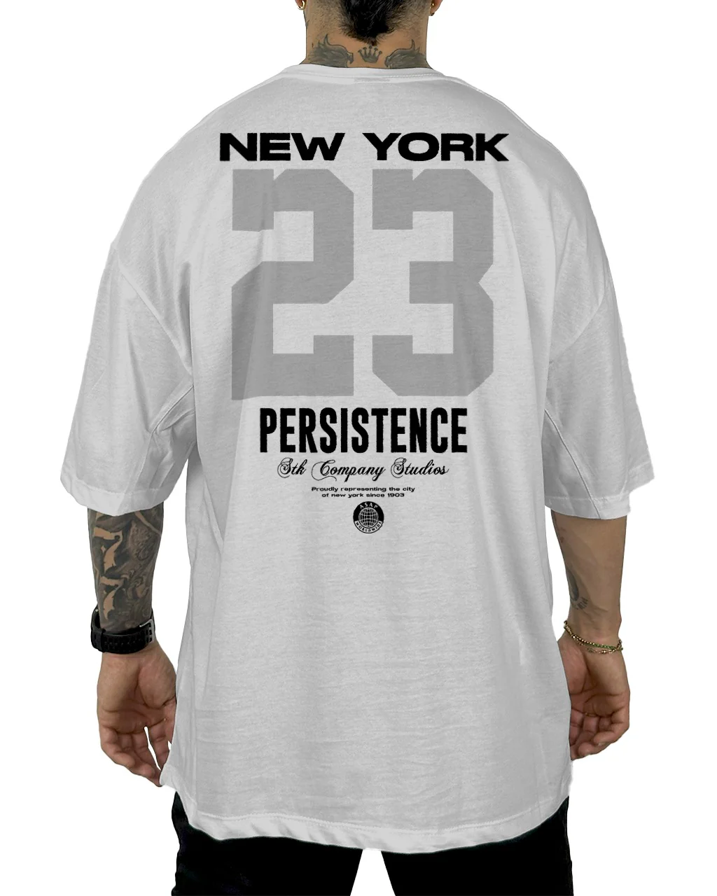Oversize gris NY 23