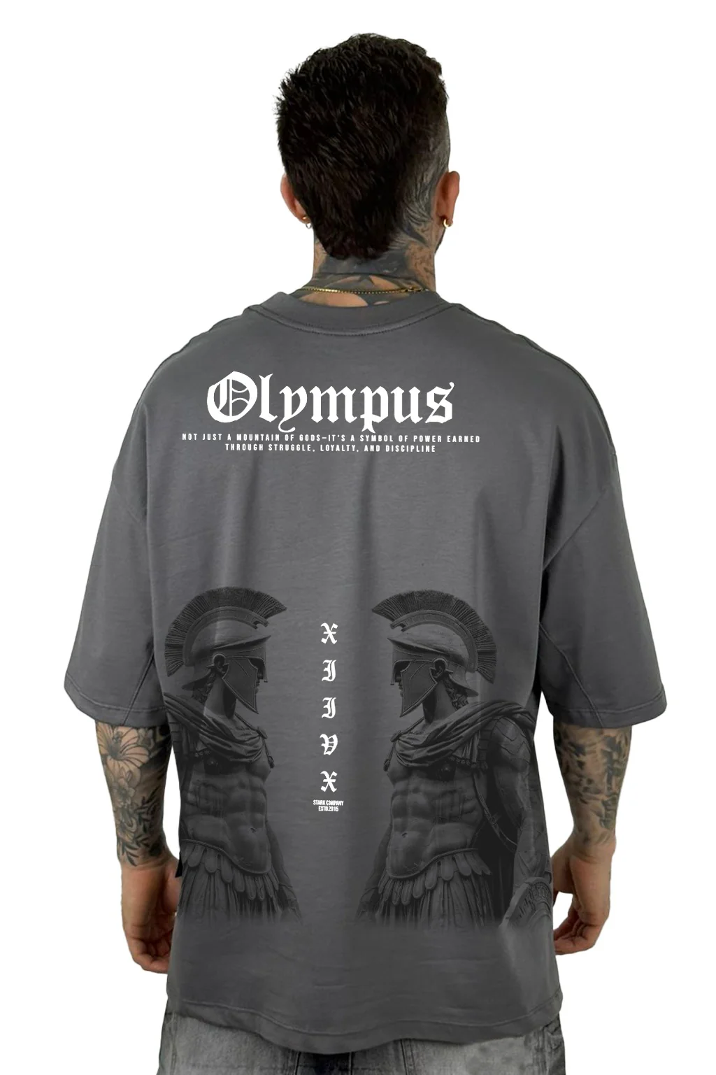 Oversize Gris Olympus Alto Gramaje