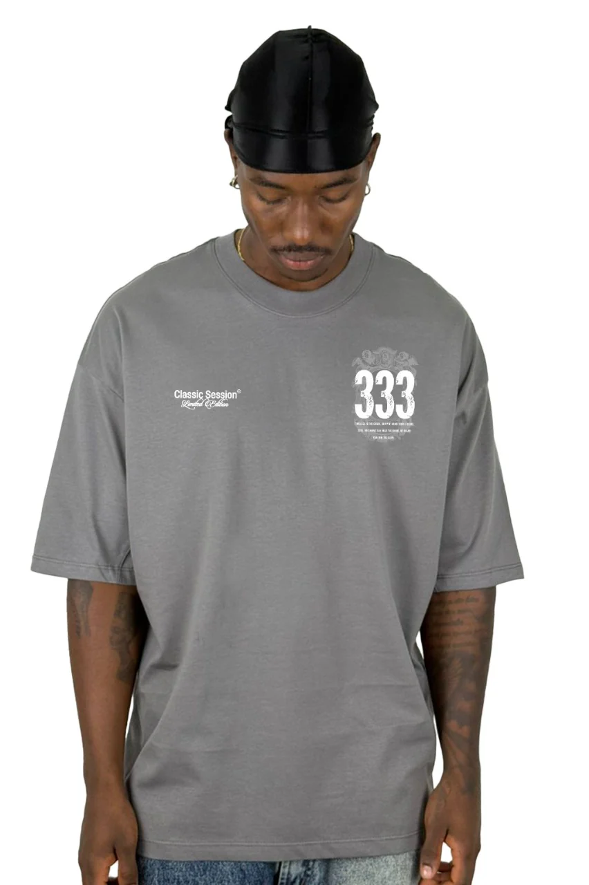 Oversize Gris Oscuro Classics 333 Alto Gramaje - Image 2