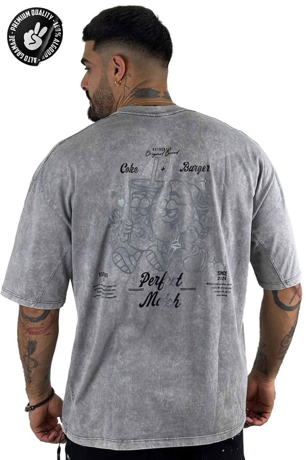 Oversize gris perfect match alto gramaje - Image 2
