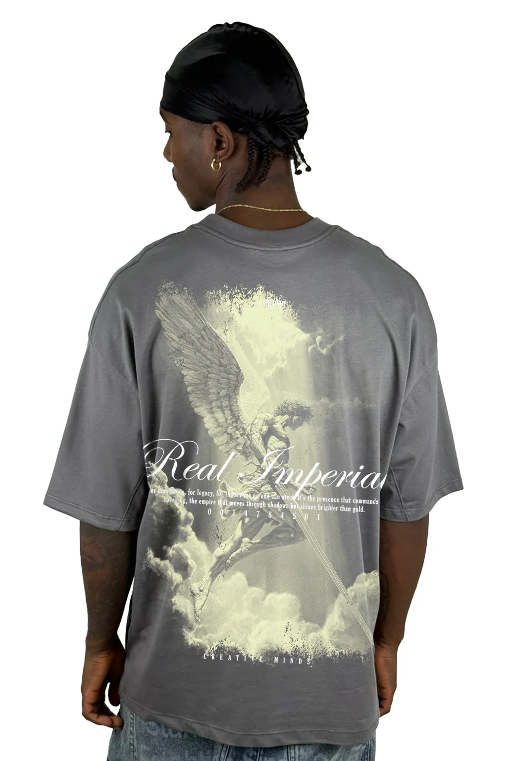 Oversize Gris Real Imperial Alto Gramaje