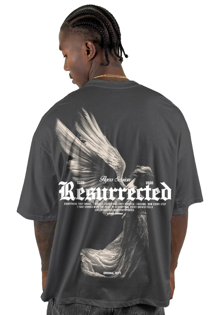 Oversize Gris Resurrected Alto Gramaje