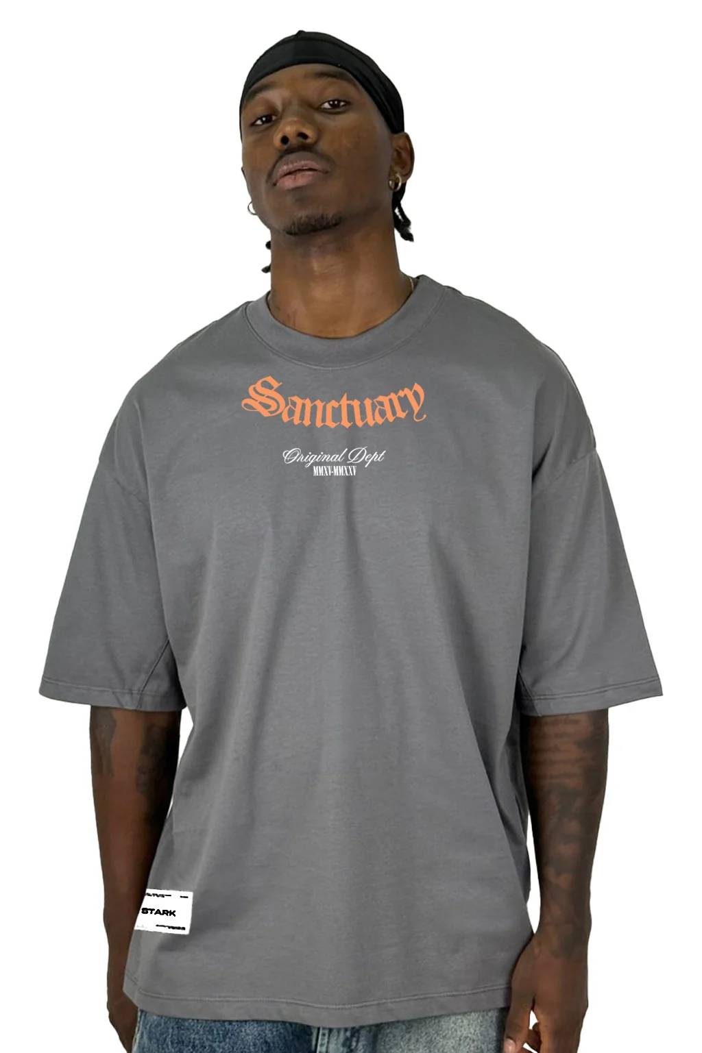 Oversize gris santuary alto gramaje