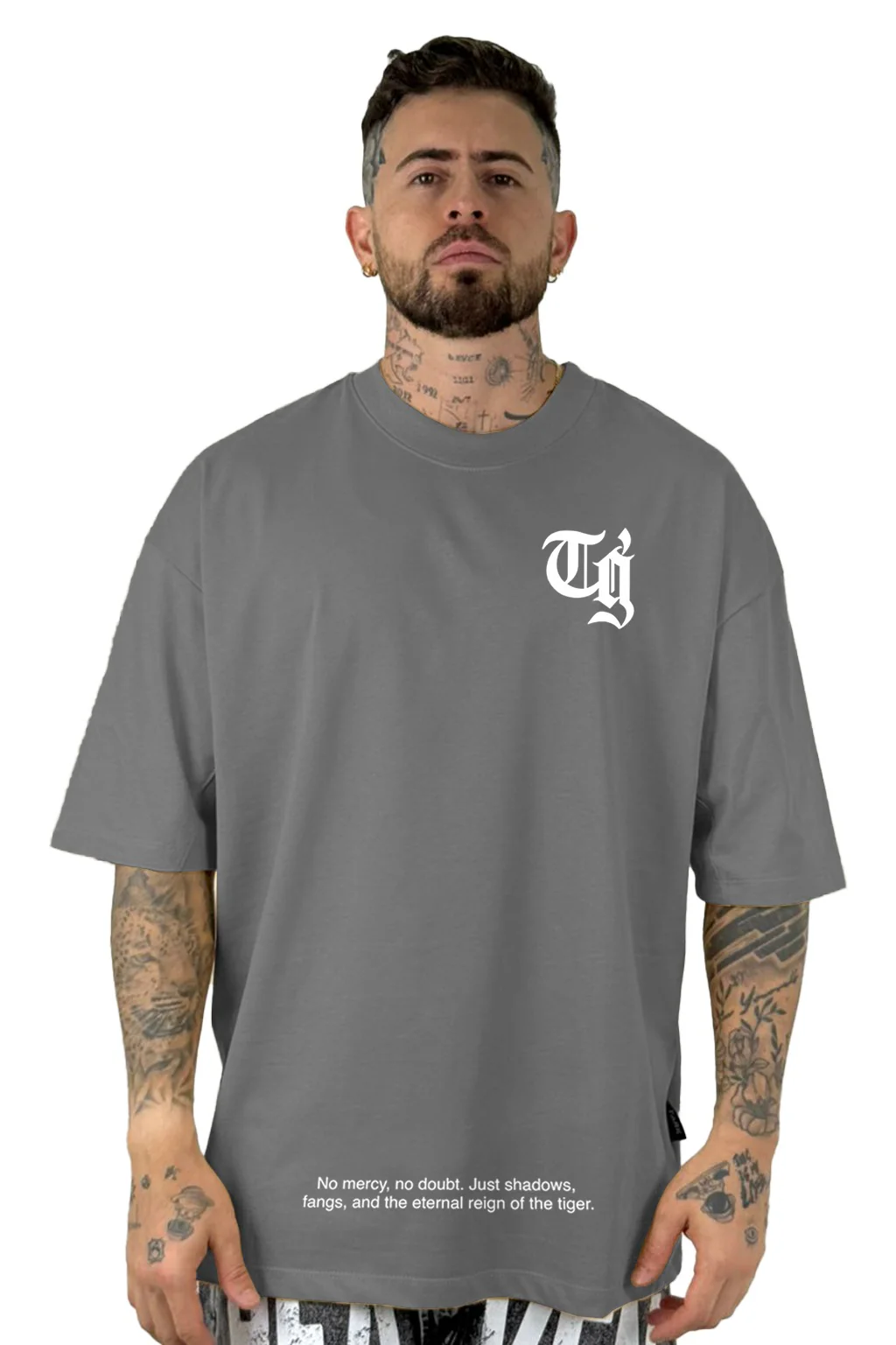 Oversize Gris Tiger Kings Alto Gramaje - Image 2