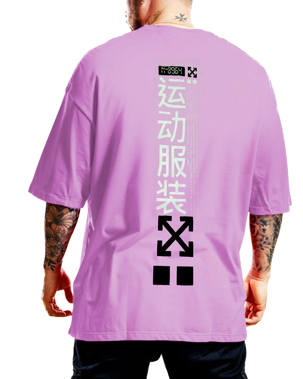 Oversize lila fearless off - Image 2